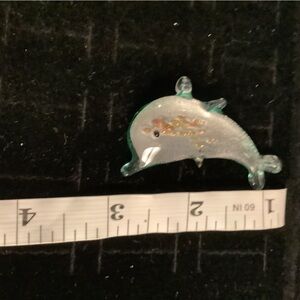 Art Glass Dolphin Pendant